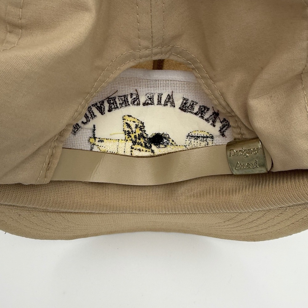 Vintage Farm Air Service Rope Hat Aviation Crop Duster Tallulah LA Cap - Picture 10 of 10